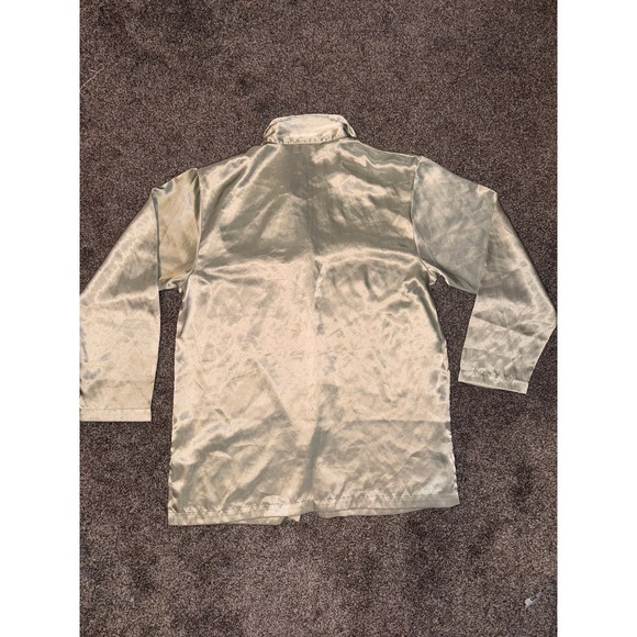 Morgan Taylor Intimates Green Long Sleeve Sleep Shirt/Pajama Top‎ - Picture 9 of 9